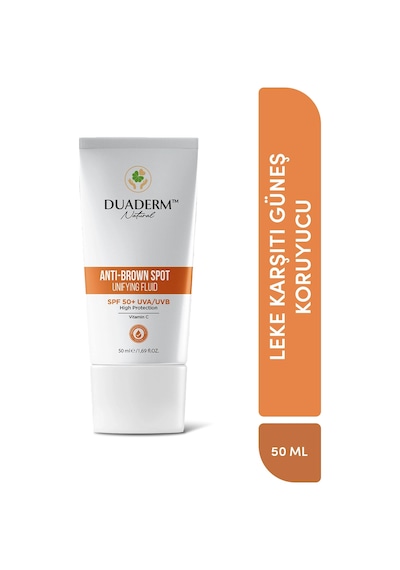 Leke Karşıtı Yüksek Koruma brown Yüz Güneş Kremi Spf50+ Vitamin C + Uva/uvb 50 Ml