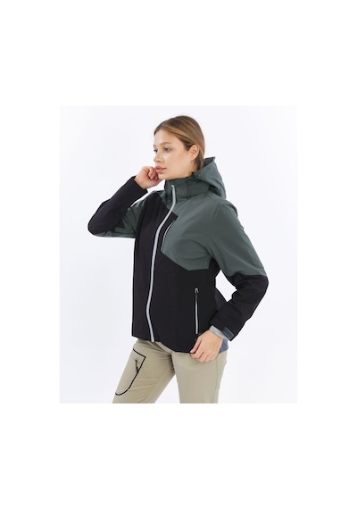 Mapamyumco Windbreaker Kadın Ceket-füme-siyah Füme