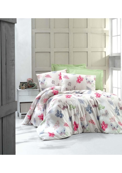 Menderes Home Lanotte Saten Tek Kişilik Nevresim Takımı Digital Baskı Soft