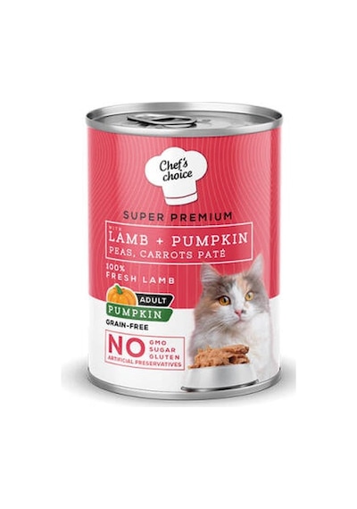 Pumpkin Pate Lamb Kuzulu Balkabaklı Tahılsız Yetişkin Kedi Konservesi 400 Gr