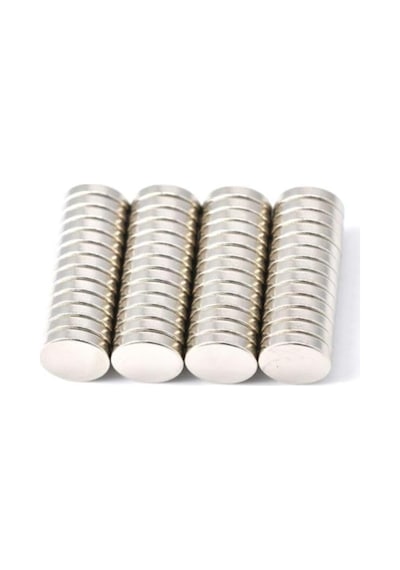 Dünya Magnet 10 Adet 10mm X 2mm Güçlü Yuvarlak Neodyum Mıknatıs 10'lu Paket