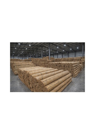 Doğal Kamış Bambu Çit 2.5 X5m Bahçe Teras Balkon Gizlilik Perdesi Gölgelik Örtü Açık Bej