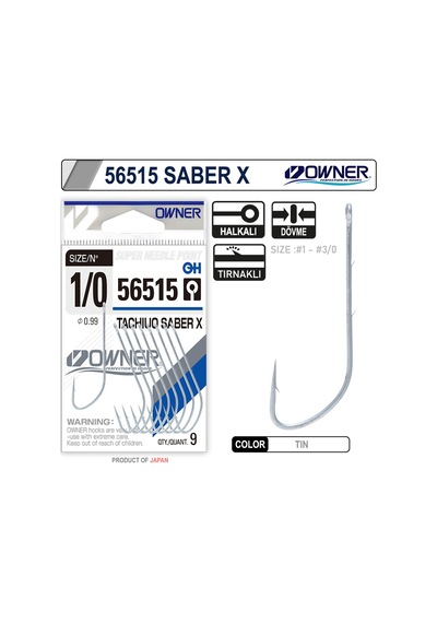 Owner 56515 Tachiuo Saber X Tin İğne 1-0
