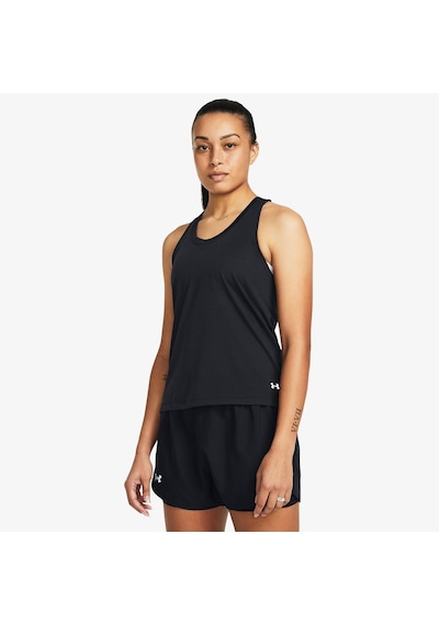 Under Armour Launch Erkek Siyah Antrenman T-shirt Düz 1382436 Siyah