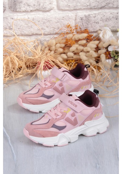 Vicco 346.f25k.200 Wild Pudra Sneaker Kız Çocuk Ayakkabı Pudra
