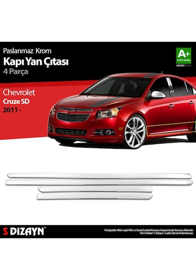 Chevrolet Cruze Sd Krom Kapı Yan Çıtası 2011 Üzeri