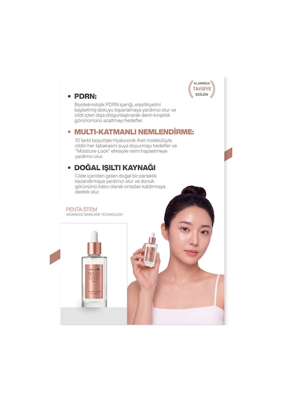Pdrn +hücre Teknolojisi Bariyer Onarıcı Kırışıklık Karşıtı Beyazlatıcı &nemlendirici Esans 50ml