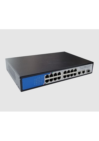 Makim S16M2 16 Port Poe + 2 Port Uplink + 1 Port SFP Poe Switch