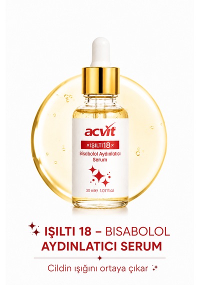 Işıltı 18 Bisabolol Aydınlatıcı Serum 30 Ml.