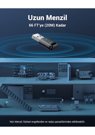 Ugreen Bluetooth 5.3 Usb Adaptör, 90225
