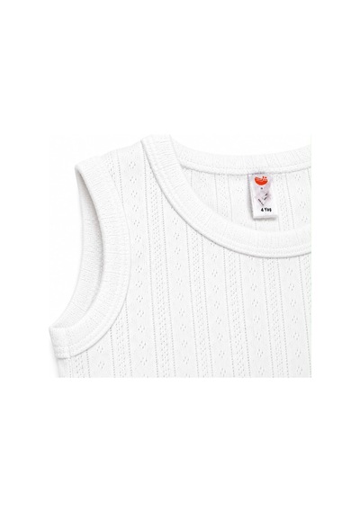 H&c Coolboy H&c 5'li %100 Pamuk Desenli Jakarlı Kolsuz Bebek Body Zıbın 2 Baklava Desenli - 3 Beyaz