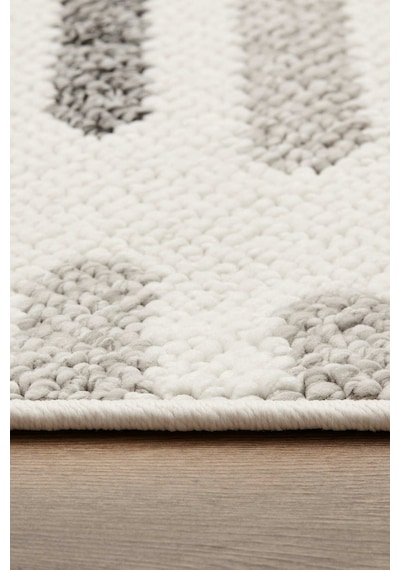 Kaşmir Halı 7/24 Iskandinav Elegance Venedik Gri 160X230 CM Salon Mutfak Halısı Yolluk Kilim