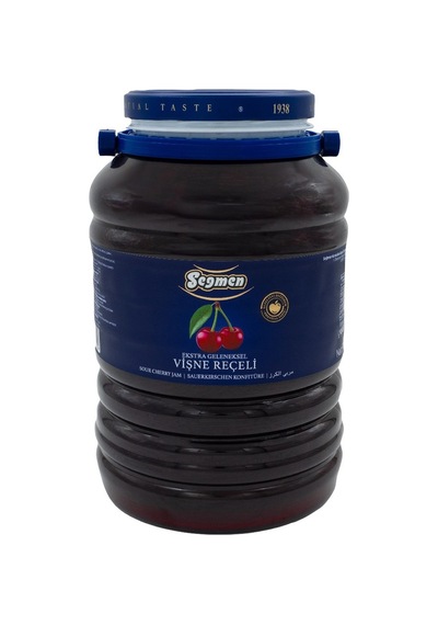 Seğmen Vişne Reçeli 5 Kg - %45 Meyve Oranı, Kahvaltılık Ve Tatlılar İçin Tarı