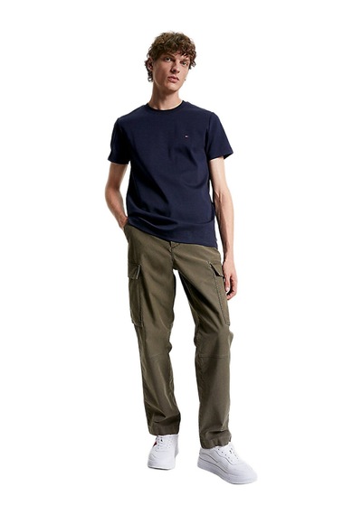 Tommy Hilfiger Mw0mw33202 Luxury Erkek Tişört Mavi