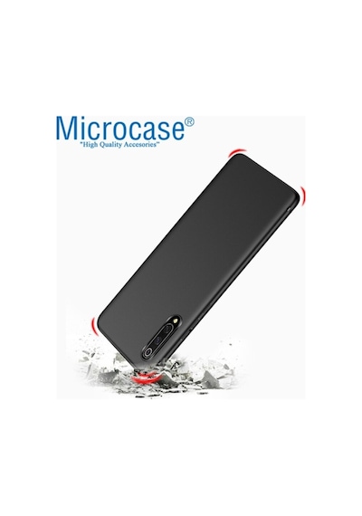 Microcase Meizu 16Xs Elektrocase Serisi Silikon Kilif - Siyah 383214486