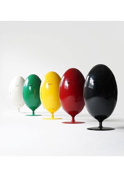 Miniforms Egg Bin Çöp Kovası Large Siyah