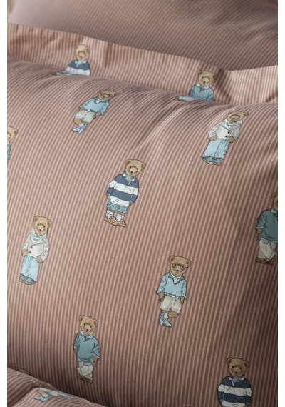 Tek Kişilik Teddy Somon Softly Uyku Seti Somon