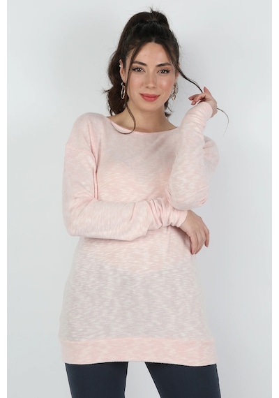 Balins Kadın Damla Muline Triko - Pembe Pembe Hardal