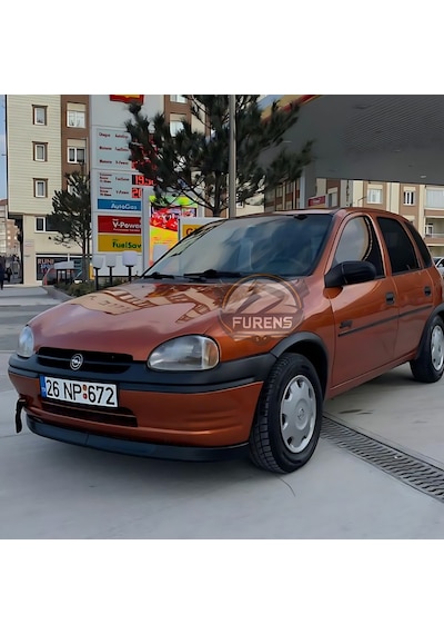 Opel Corsa B 1993-2000 Uyumlu H Lip Esnek Ön Lip 2 Parça Karlık Ön Ek Tampon Altı Dil