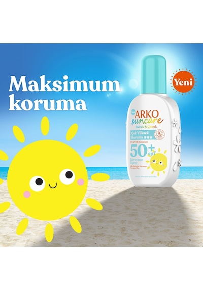Arko Suncare Spf50+ Çok Yüksek Korumalı Bebek & Çocuk Güneş Kremi 200 ML