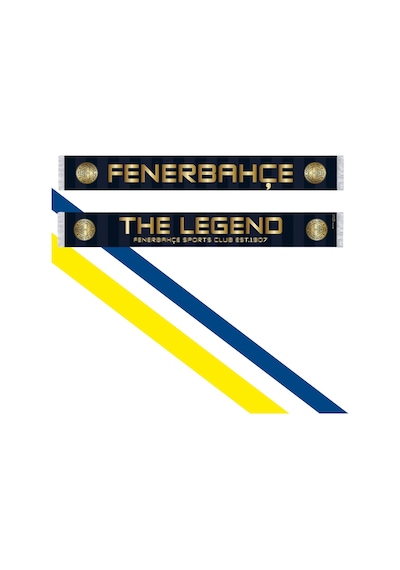 Fenerium Unısex Fenerbahçe The Legend Şal Lazer Kutu Hediyeli Lacivert