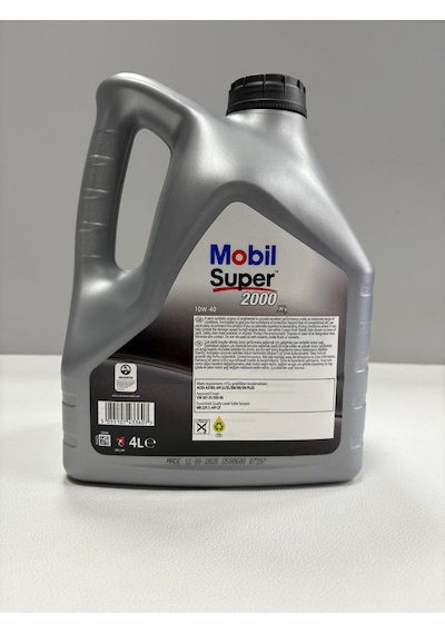 Mobil Super 2000 X1 10w-40 4l Motor Yağı Üretim Tarihi 2025