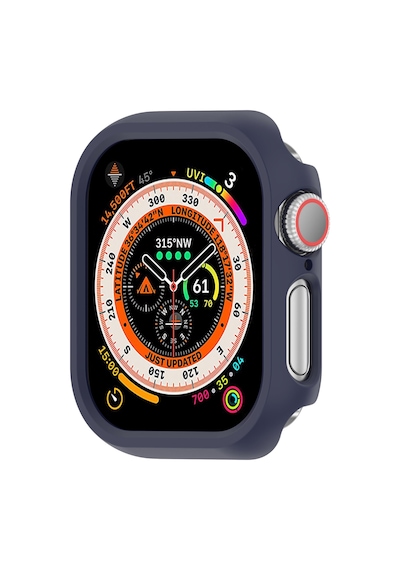 Apple Uyumlu  Watch 10. Nesil 42 mm Rubber Sert Plastik Koruma Kasa Kılıfı