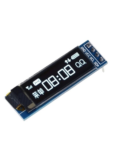 128x32 Oled Lcd Ekran 0.91 Inch - Beyaz Arduino Uyumlu