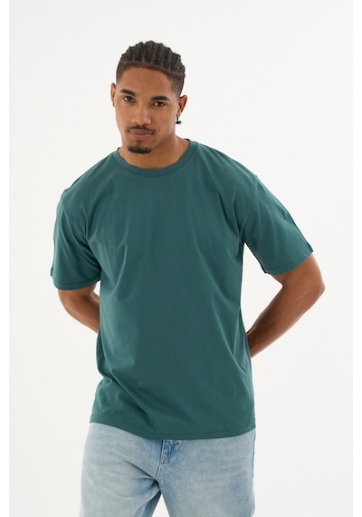 Dechers Erkek %100 Organik Pamuklu Yumuşak Dokulu Comfort Fit Bisiklet Yakalı T-shirt E222 Koyu Yeşil Dechers Erkek %100 Organik Pamuklu Yumuşak Dokulu Comfort Fit Bisiklet Yakalı T-shirt E222 Koyu Yeşil