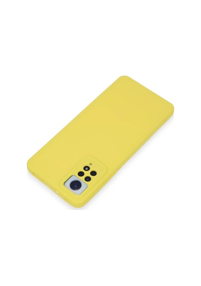 Newface Xiaomi Redmi Note 12 Pro 4g Kılıf Nano İçi Kadife Silikon Semeglbl - 93 - Sarı