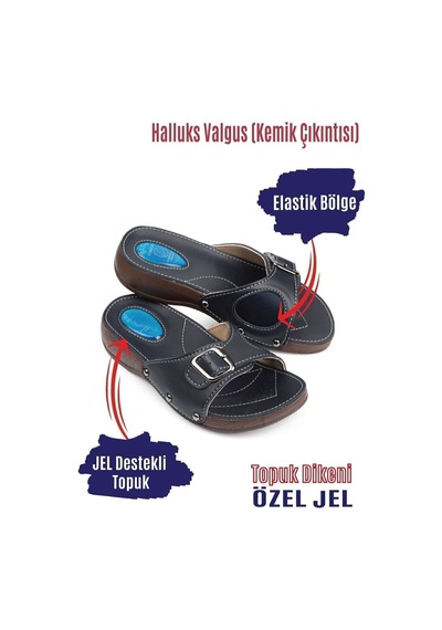Comfort Style Ortopedik Halluks Ve Topuk Dikeni Terliği Kemik Çıkıntısı Terliği Lacivert Comfort Style Ortopedik Halluks Ve Topuk Dikeni Terliği Kemik Çıkıntısı Terliği Lacivert