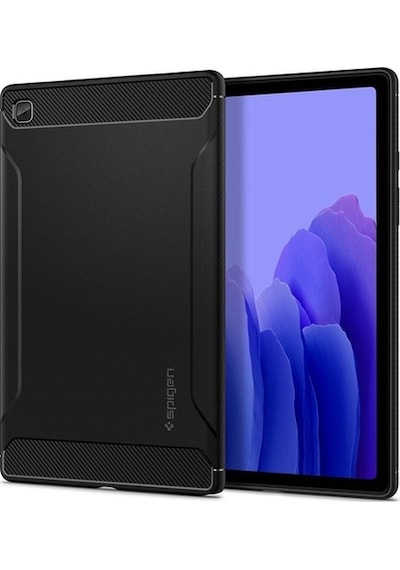 Galaxy Tab A7 Kılıf Uyumlu Spigen Rugged Armor - Black