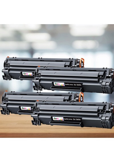 Hp Laserjet P1009 Uyumlu,  Toner Çipli Cb435a 4'lü 1.500 Sayfa
