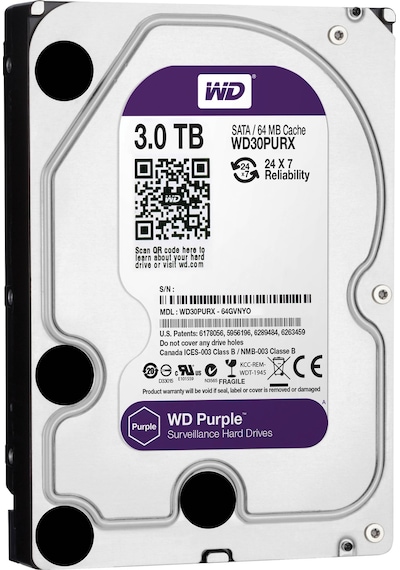 Western Digital Purple WD30PURX 3.5" 3 TB SATA 3 HDD