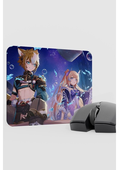 Gorou Genshin Impact Anime Oyuncu V1 - 22x18 Gaming Mouse Pad Fare Altlığı