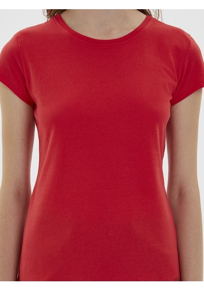 LOFT Regular Fit Kadın Tshirt K.kol Lf2022313 Q1.v1 Kırmızı