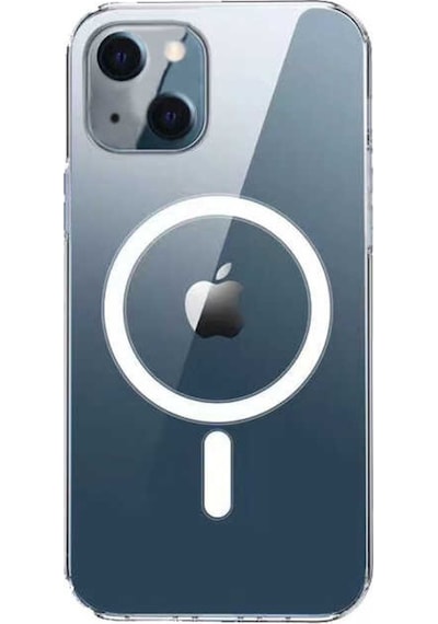 Apple Uyumlu iPhone 13 Mini Kılıf Zore Tacsafe Wireless Kılıf Renksiz