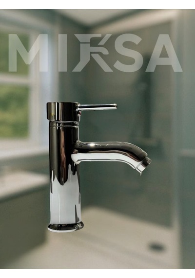 Krom Sabit Banyo Lavabo Musluğu Bataryası