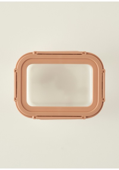 Bella Maison Terra 3'lü Cam Saklama Kabı Seti Bej 640 Cc Bej