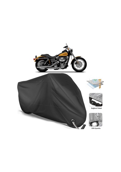 Dyna Low Rider Fxdlı Motor Branda(Kilit Uyumlu-Siyah (457267166)