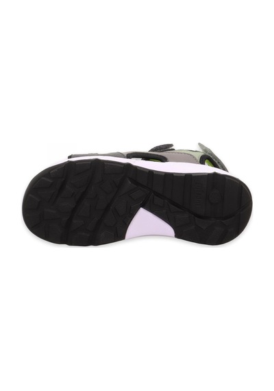 Superfit 000583 Criss Cross Gri Çocuk Sandalet Gri