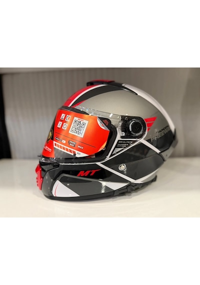 Kask Mt Thunder 4 Sv Freeway A17 Parlak Parlak Gri