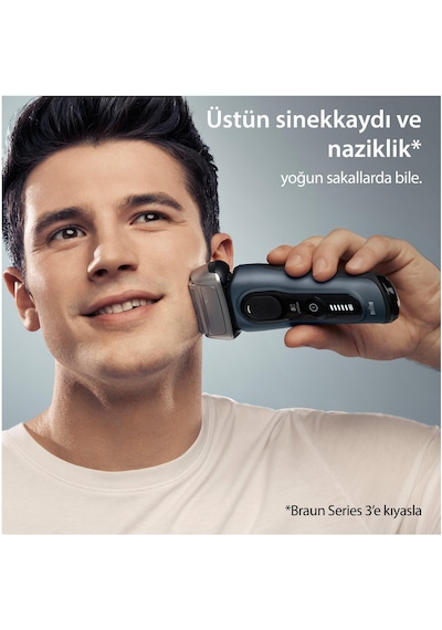 Braun Series 8 Elektrikli Tıraş Makinesi Şarj Standı Islak ve Kuru 8513S Braun Series 8 Elektrikli Tıraş Makinesi Şarj Standı Islak ve Kuru 8513S