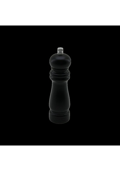 Küçük Siyah Ahşap Tuz Ve Baharat Öğütücü Çap 4.5 Cm, 15.5 Cm