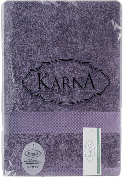 Cotton Arel Pamuk Banyo Havlusu 100x150 Mürdüm