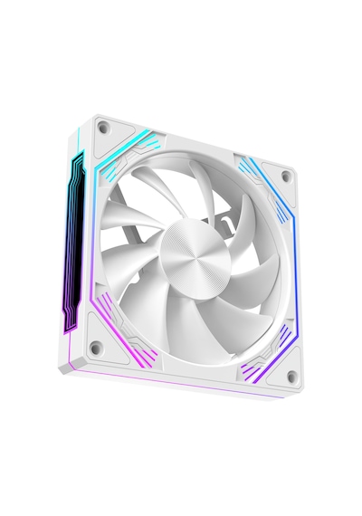 Ng-o120w 3 Adet 120mm Argb Fan 11x Argb Pwm Slot Kontrolcü Ve Kumanda Beyaz