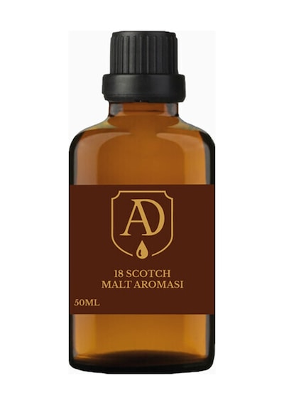 18 Scotch Malt Aroması Viski Kiti 50ml 5 Litre Uyumlu