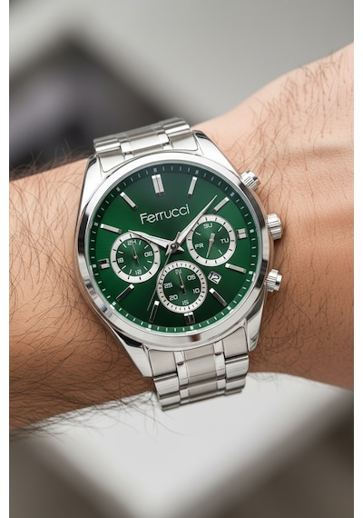 Ferrucci Gümüş Çelik Kordon Erkek Kol Saati L03634m.03 Gümüş