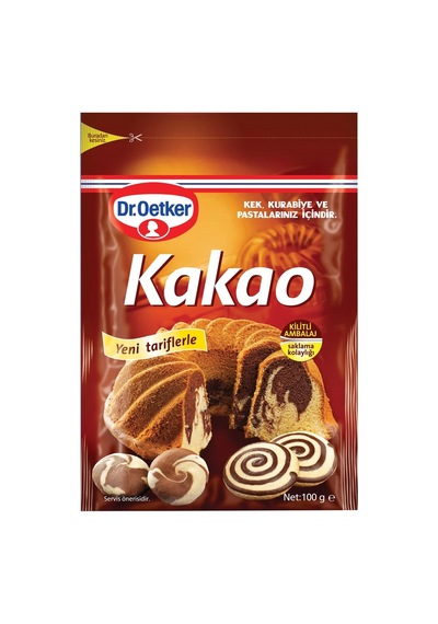 Dr. Oetker Kakao 100 G - Kek, Pasta Ve Tatlılar İçin 8'li Avantaj Paketi - 8 Adet Tarı