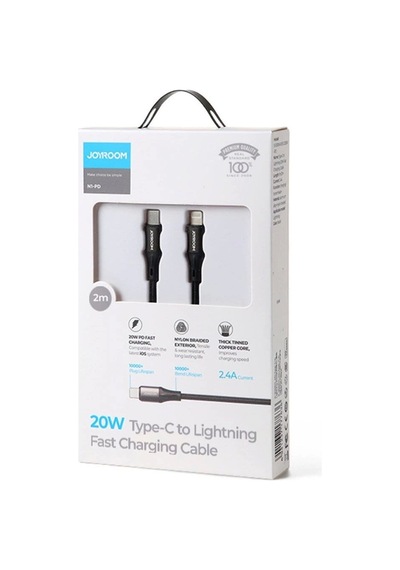 Joyroom S-2024N1 PD 20 W Type-C To Lightning Hızlı Şarj & Data Kablosu 2 M